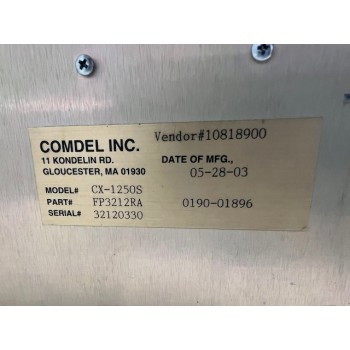 AMAT 0190-01896 Comdel FP3212RA CX-1250S RF Generator